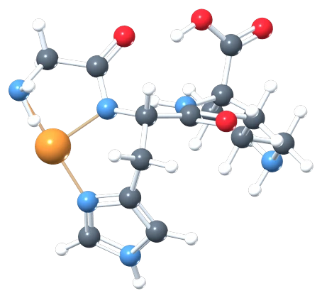 GHK-Cu (copper tripeptide-1) molecular structure